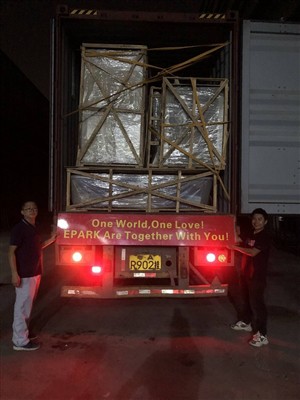 EPARK One 40HQ kabinet sendt til Indien