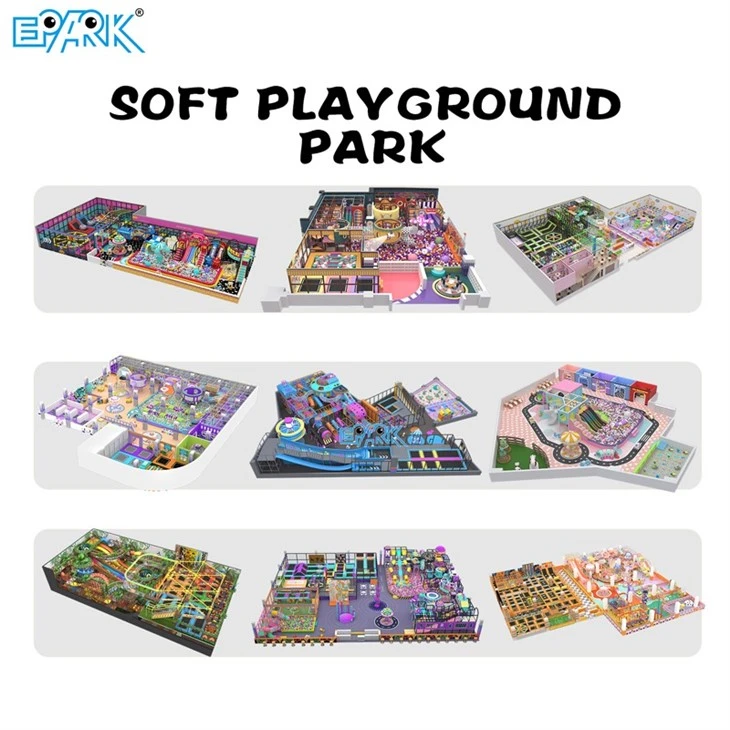 595㎡ Adventure Zone Playground Layout For Commercial Venues high quality