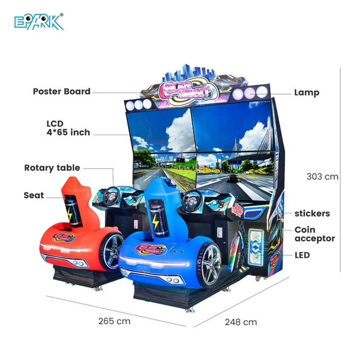 Blaze Transit Car Racing Game Machine 2 Player Arcade Driving Simulator high quality